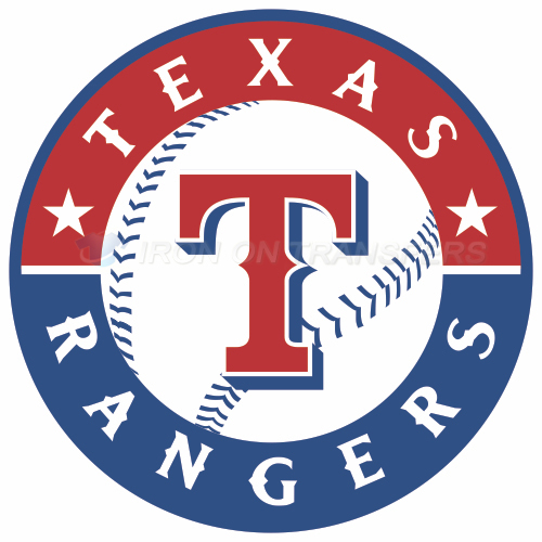 Texas Rangers Iron-on Stickers (Heat Transfers)NO.1980